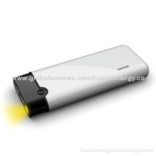 High capacity 12,000mAh power bank with 5V/1A, 5V/2.1A output